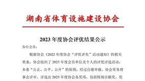 协会2023年度评优评先结果公示